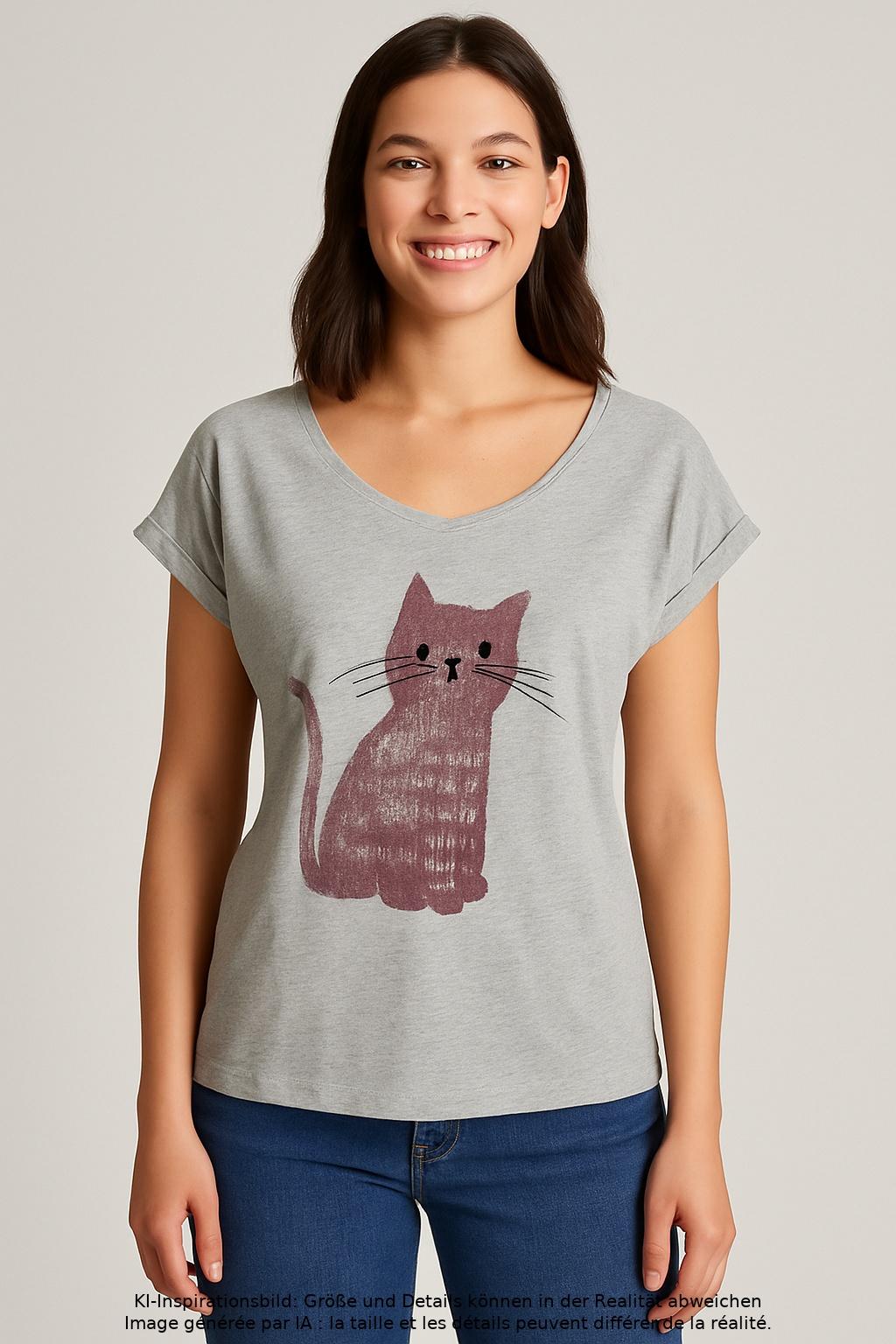 

Armedangels Damen T-Shirt, grau, Gr. 42