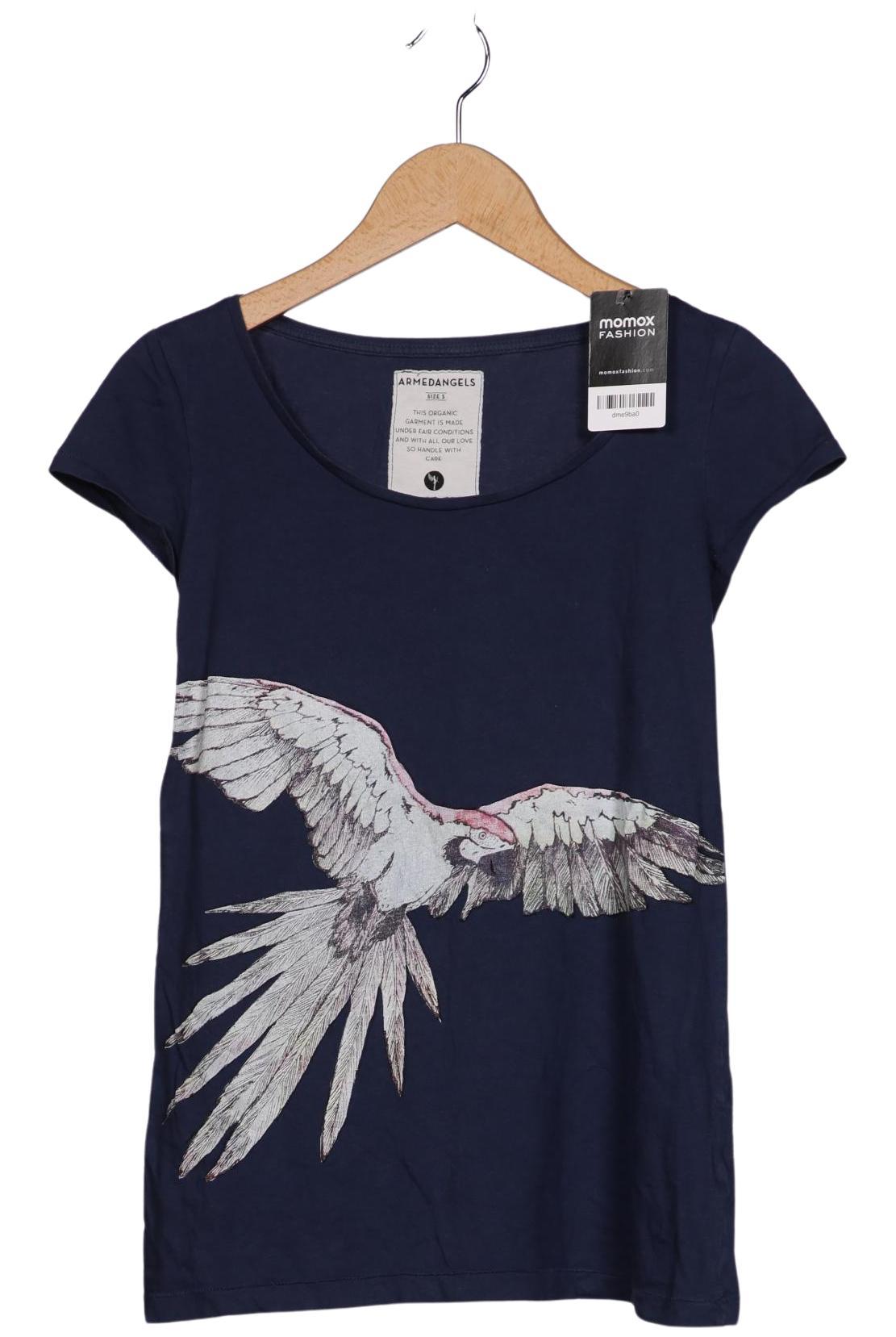 

Armedangels Damen T-Shirt, marineblau, Gr. 36
