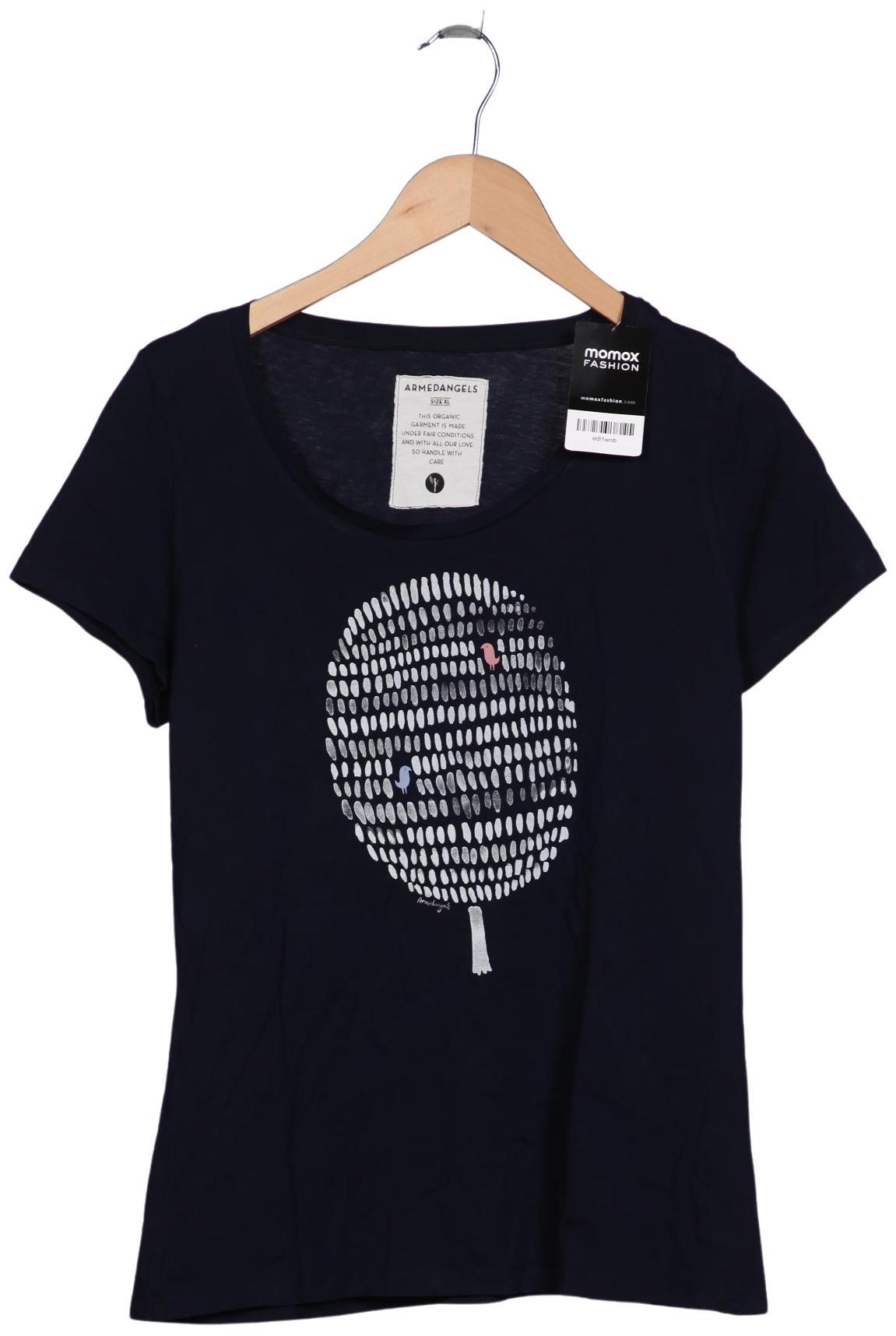 

Armedangels Damen T-Shirt, marineblau, Gr. 44