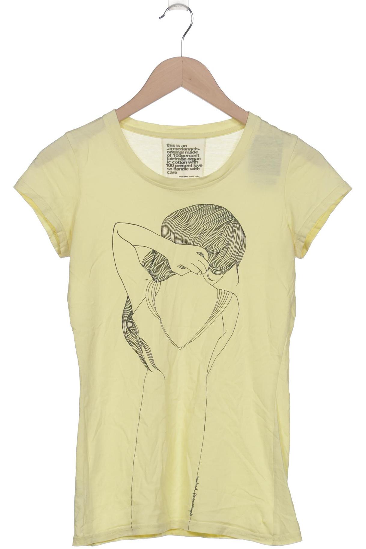 

Armedangels Damen T-Shirt, gelb, Gr. 36