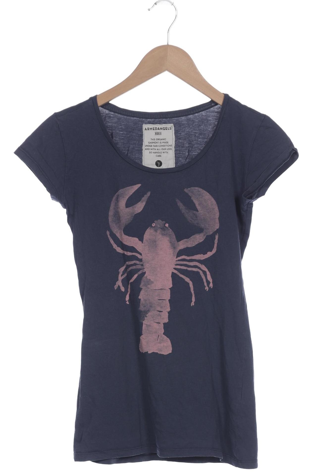 

Armedangels Damen T-Shirt, marineblau, Gr. 36