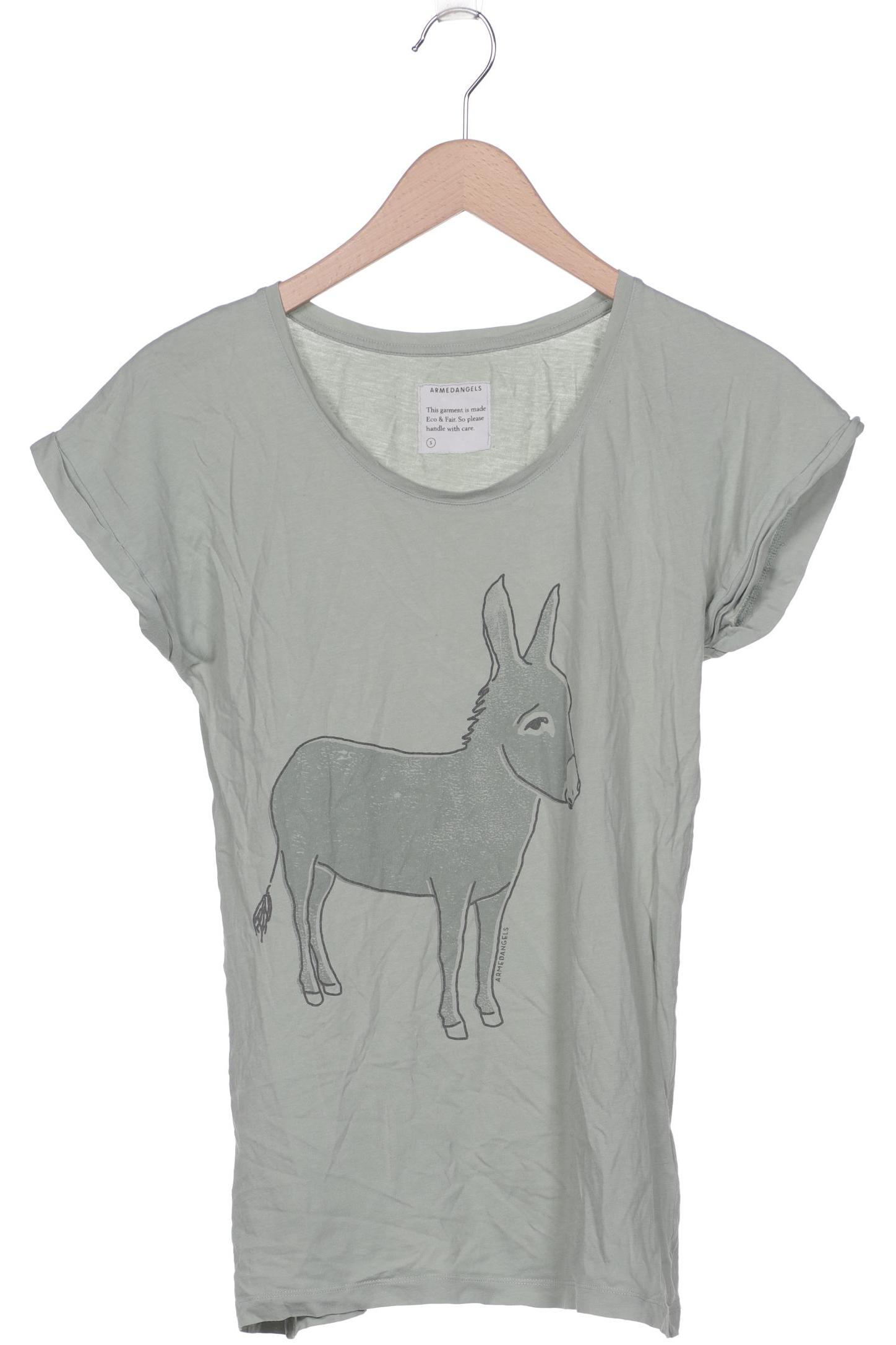 

Armedangels Damen T-Shirt, hellgrün, Gr. 36