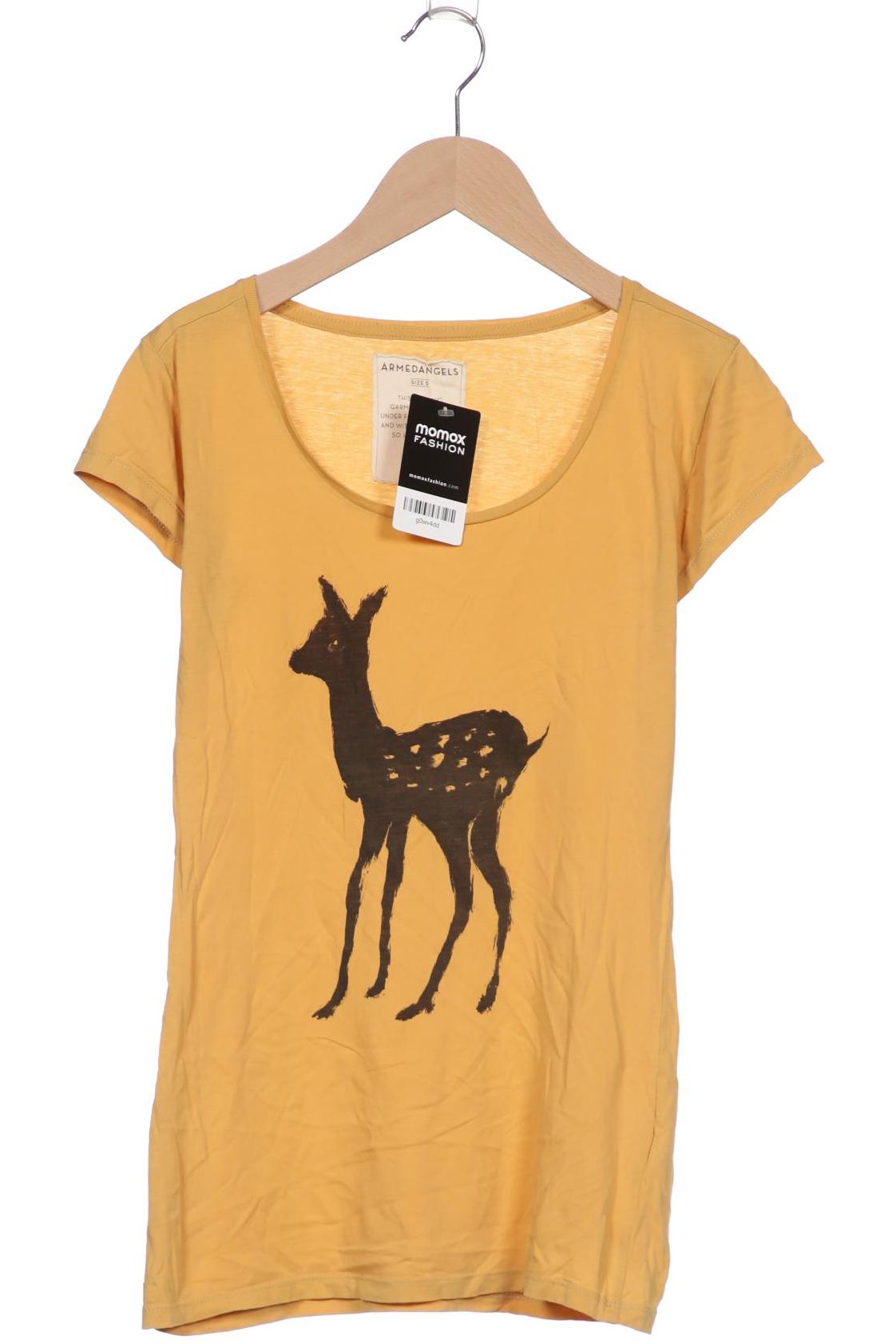 

ARMEDANGELS Damen T-Shirt, gelb