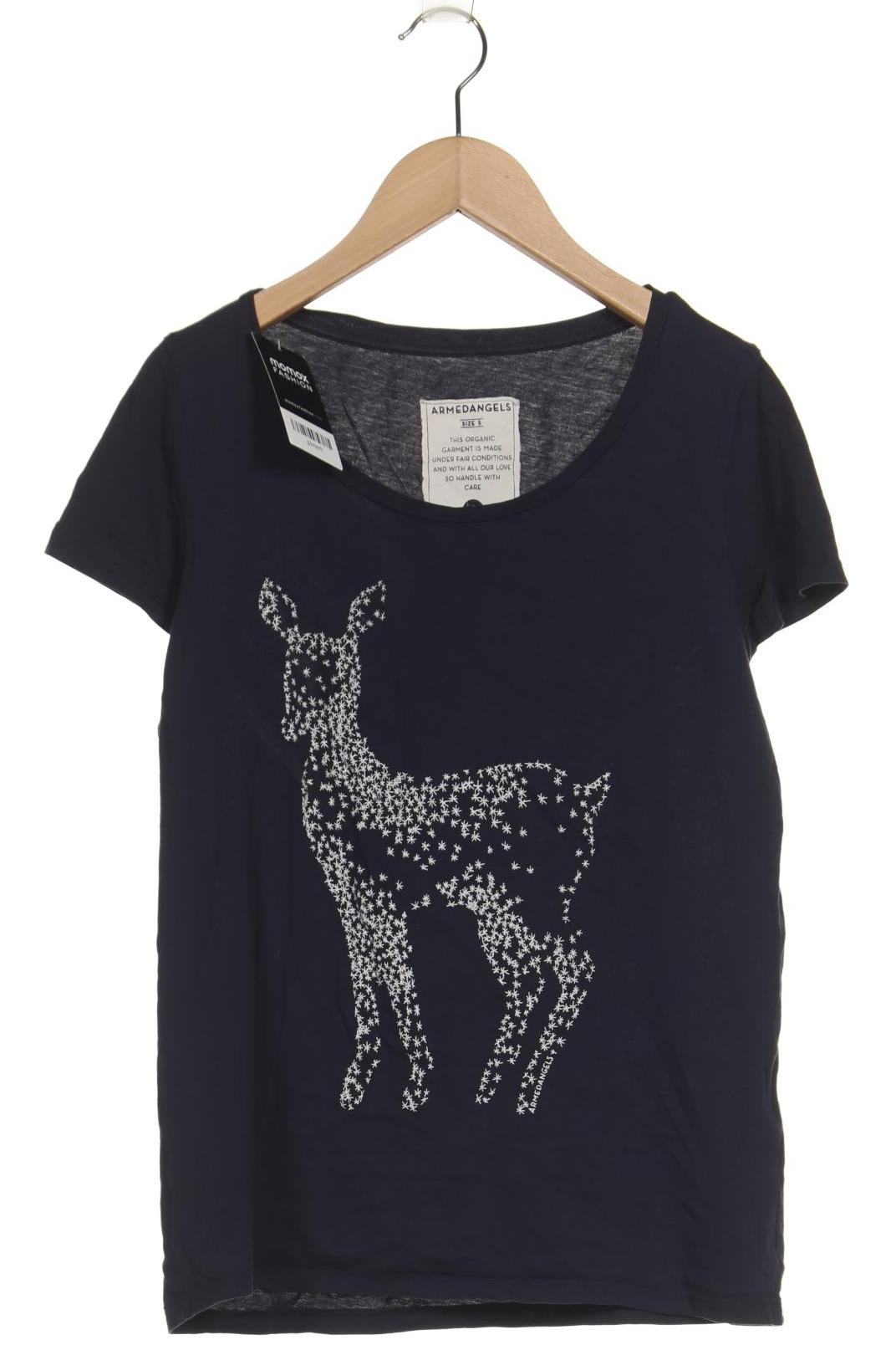 

Armedangels Damen T-Shirt, marineblau, Gr. 36