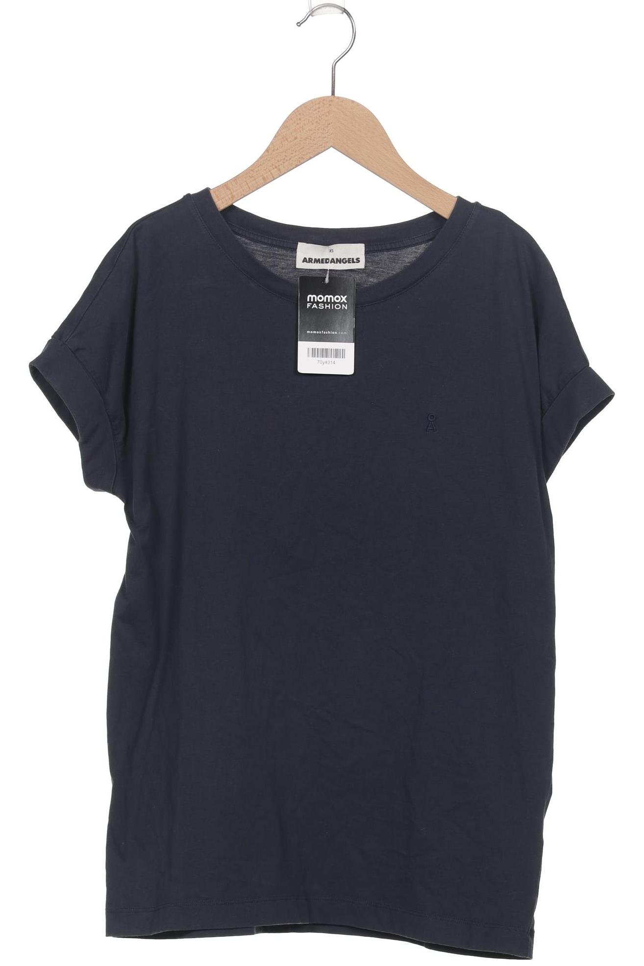 

Armedangels Damen T-Shirt, marineblau, Gr. 34