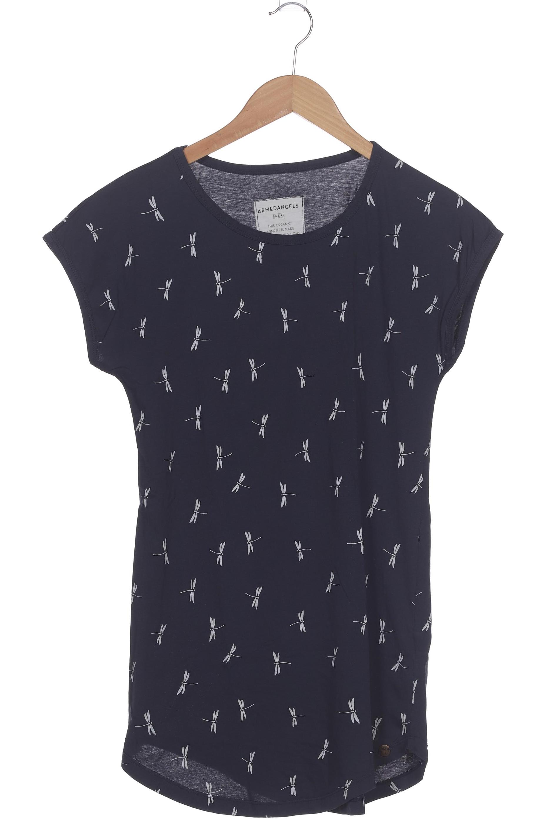 

Armedangels Damen T-Shirt, blau, Gr. 34