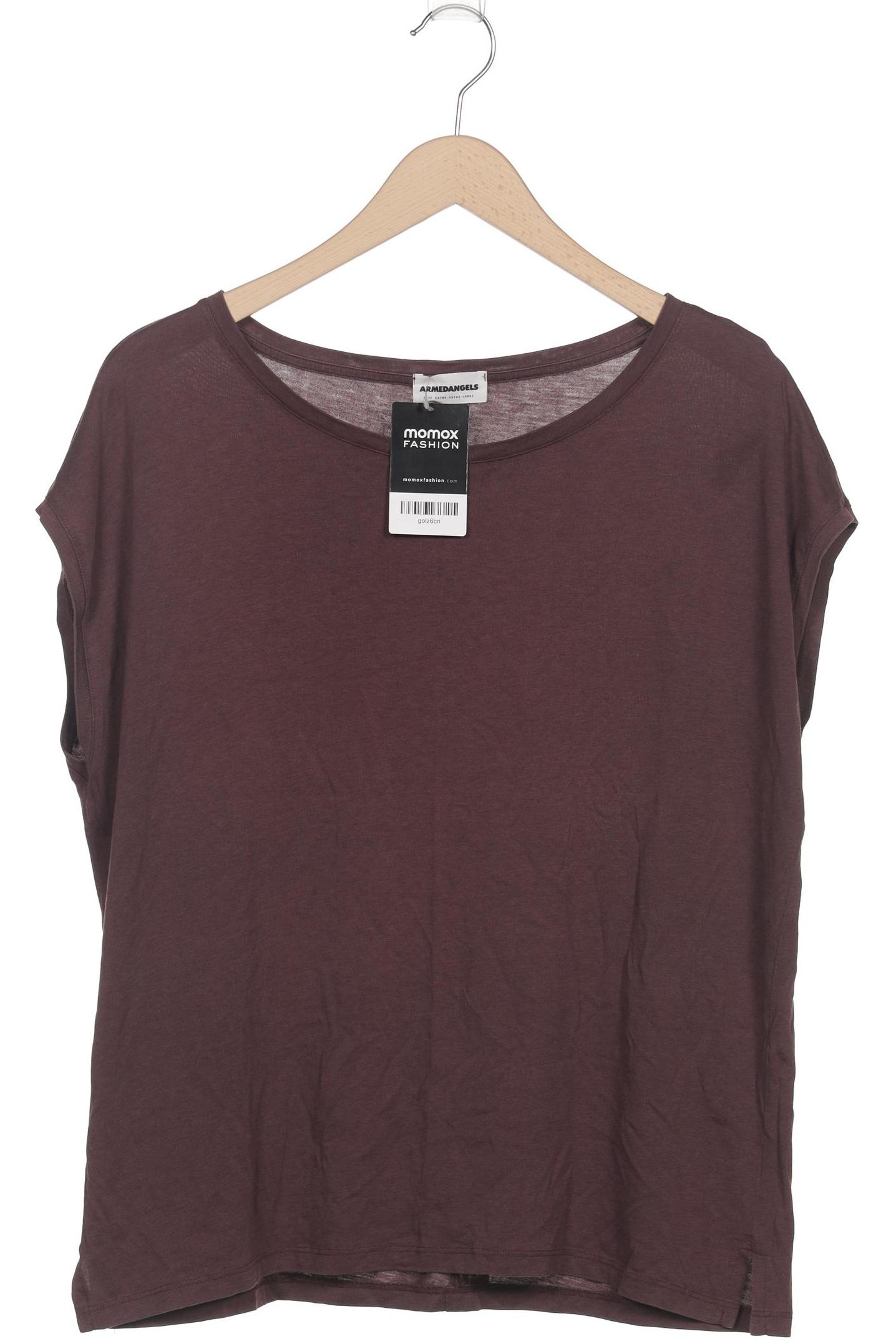 

Armedangels Damen T-Shirt, bordeaux, Gr. 46