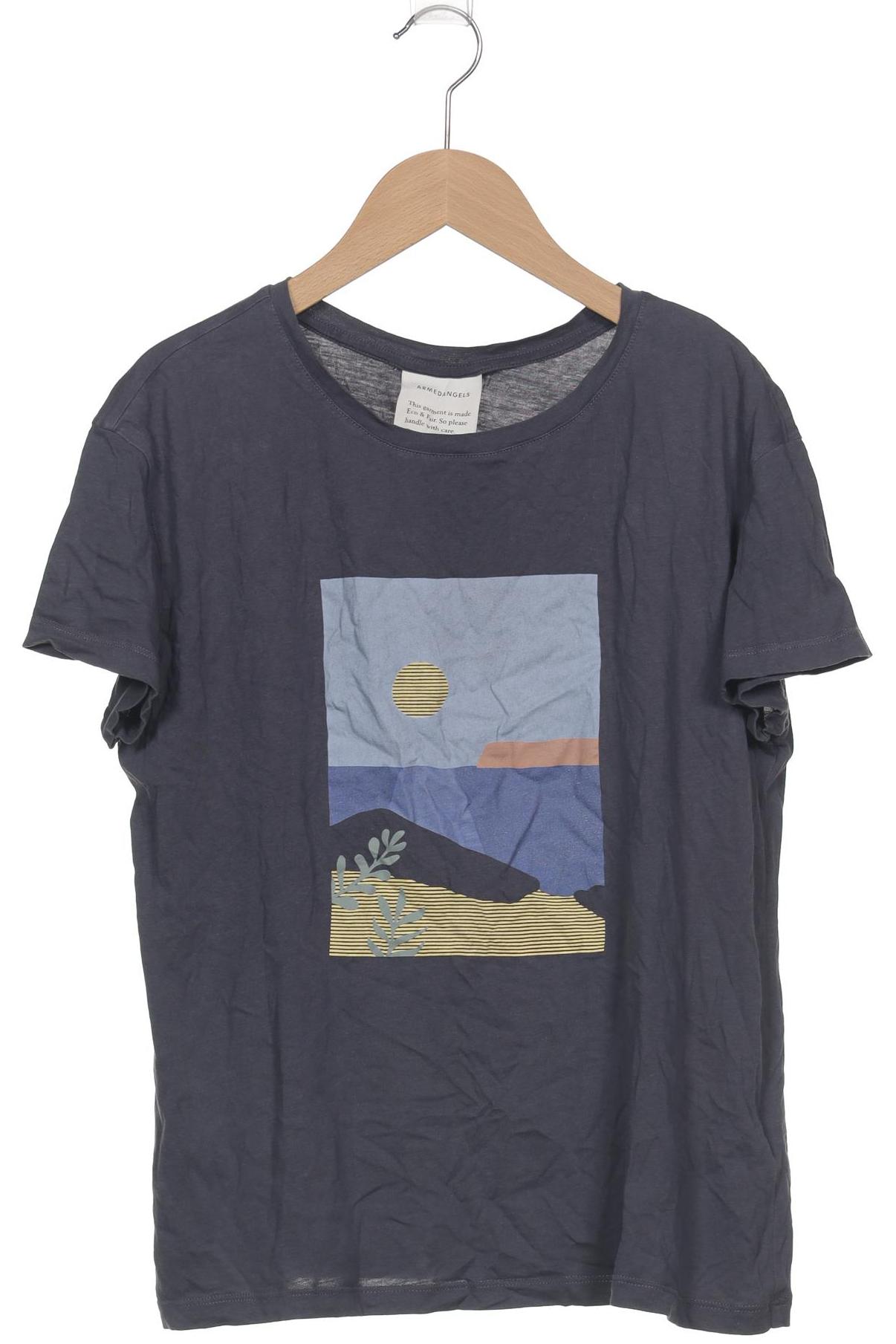 

Armedangels Damen T-Shirt, marineblau, Gr. 36