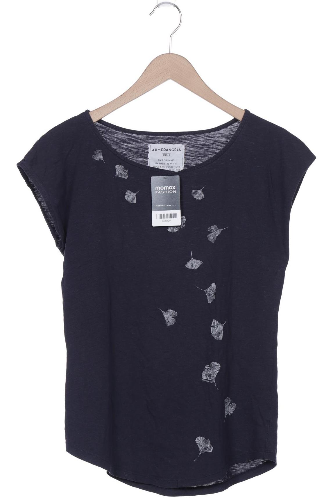 

Armedangels Damen T-Shirt, marineblau, Gr. 36