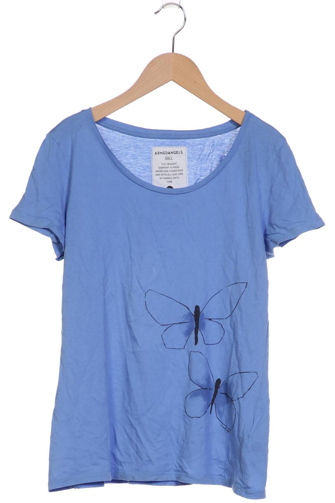 

Armedangels Damen T-Shirt, blau, Gr. 42