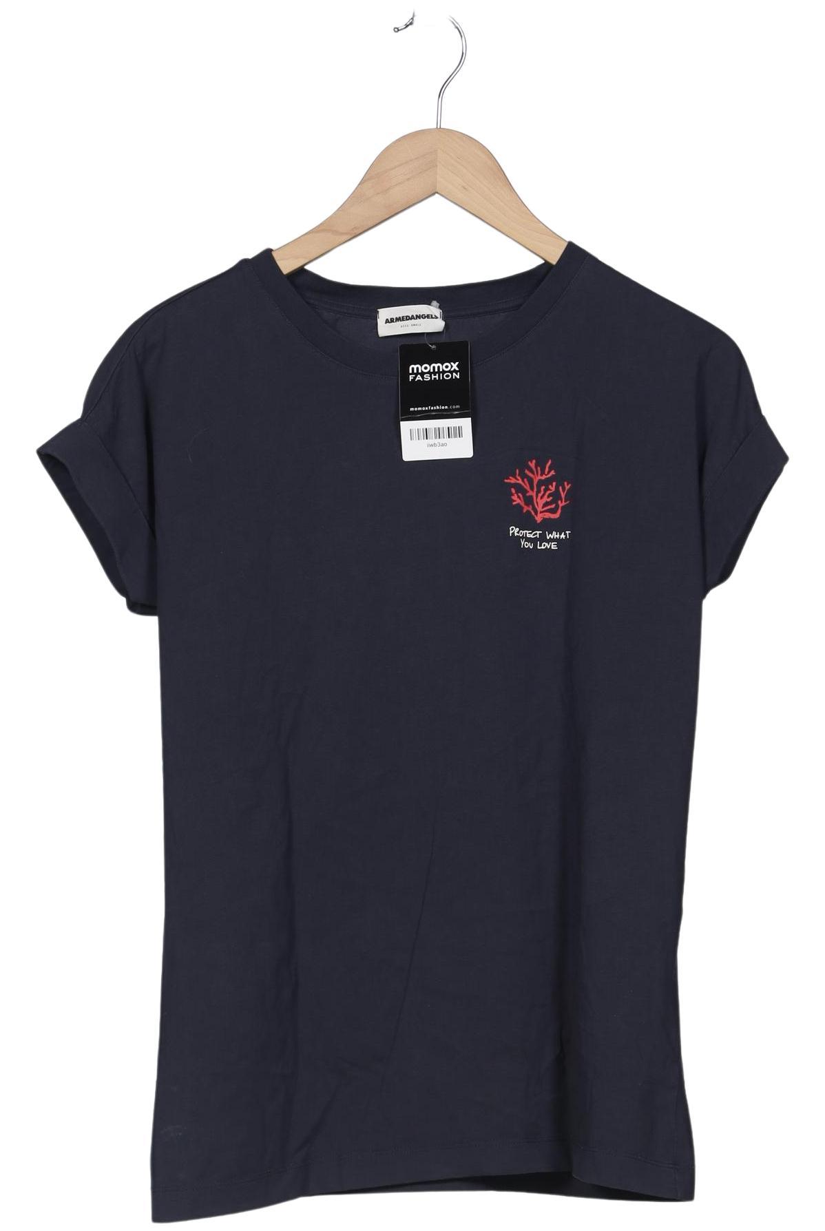 

Armedangels Damen T-Shirt, marineblau, Gr. 36