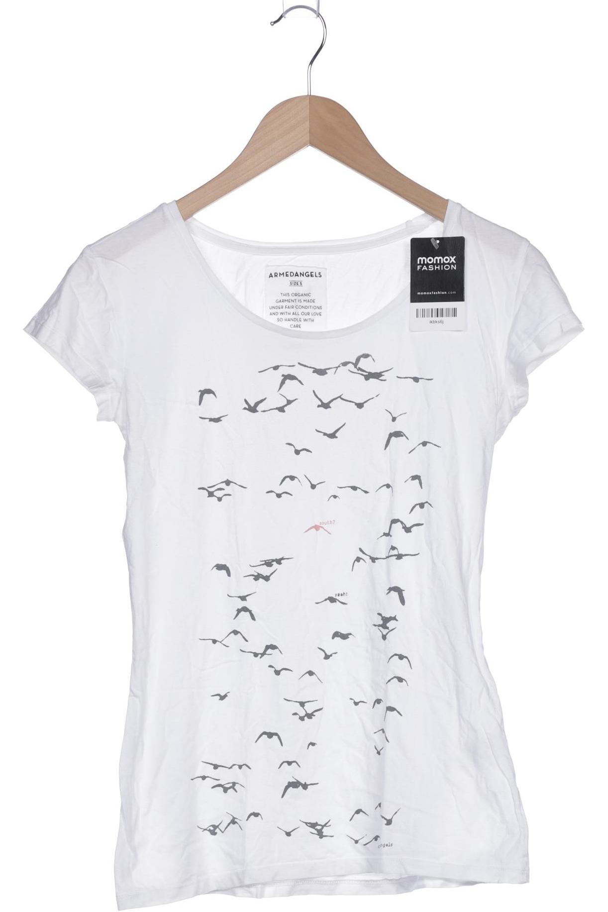 

Armedangels Damen T-Shirt, weiß, Gr. 36