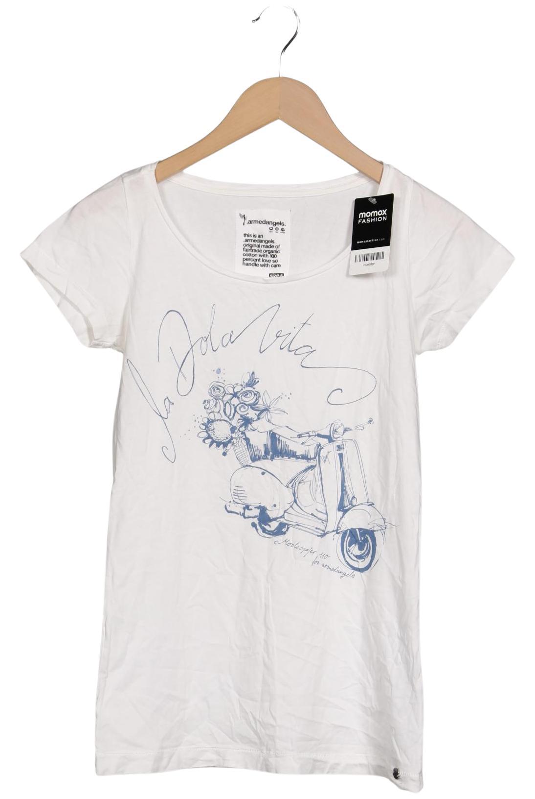 

Armedangels Damen T-Shirt, weiß, Gr. 36
