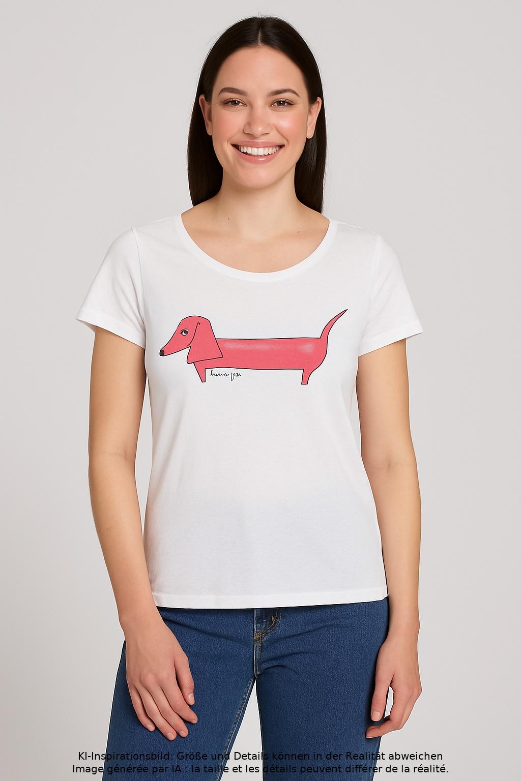 

Armedangels Damen T-Shirt, weiß, Gr. 42