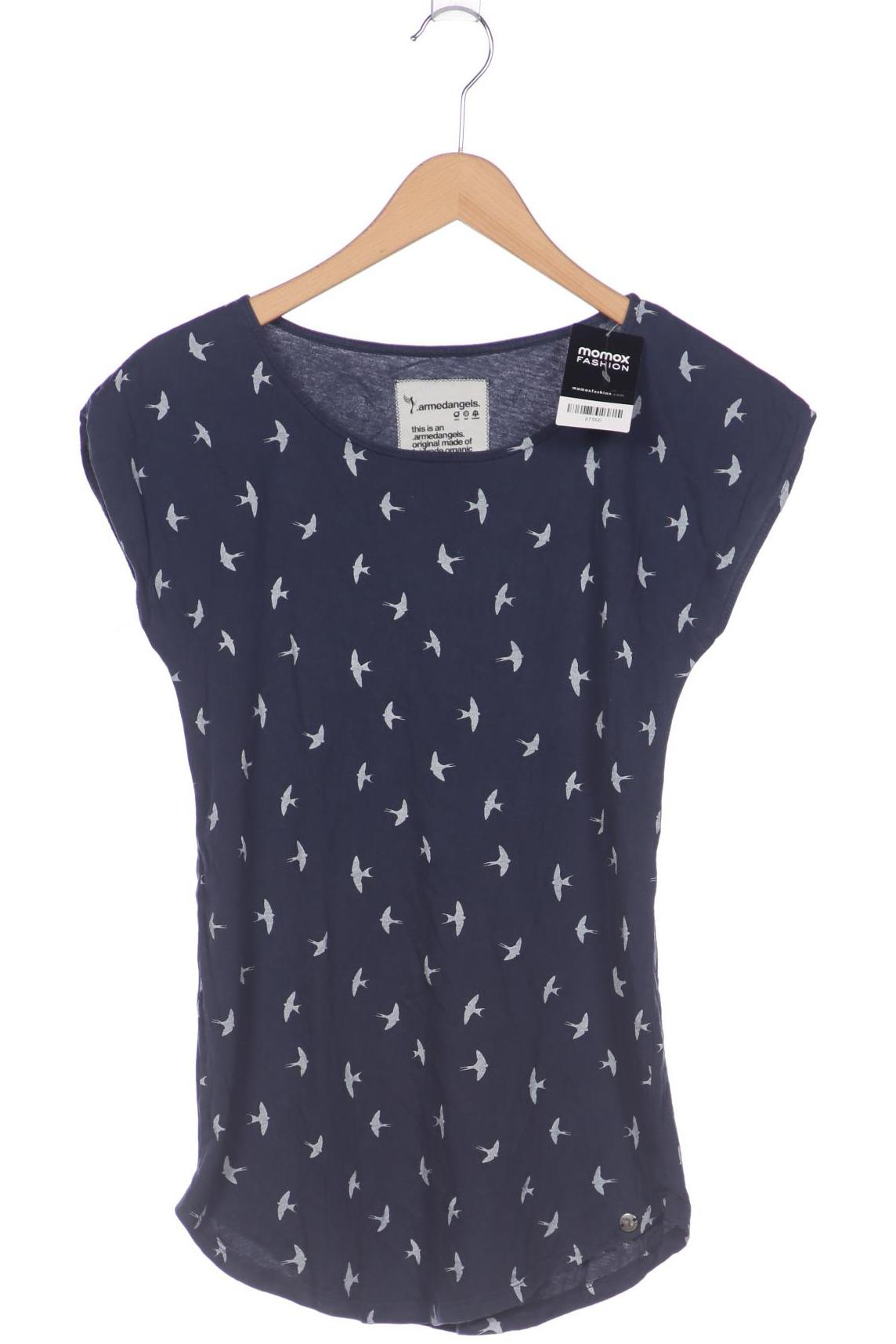 

Armedangels Damen T-Shirt, marineblau, Gr. 36