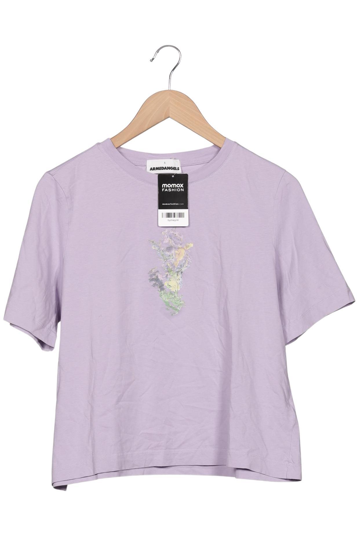 

Armedangels Damen T-Shirt, flieder, Gr. 36