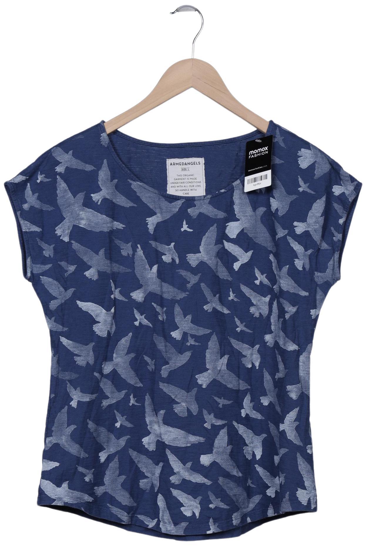 

Armedangels Damen T-Shirt, blau, Gr. 42