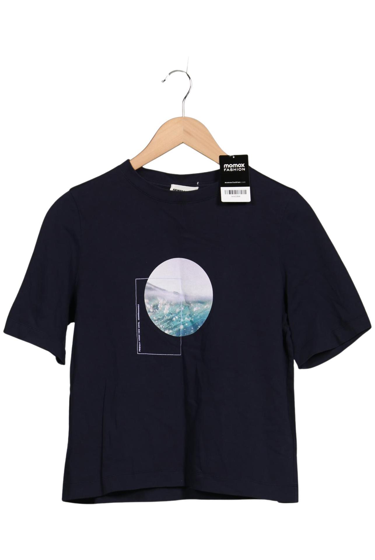 

Armedangels Damen T-Shirt, marineblau, Gr. 36