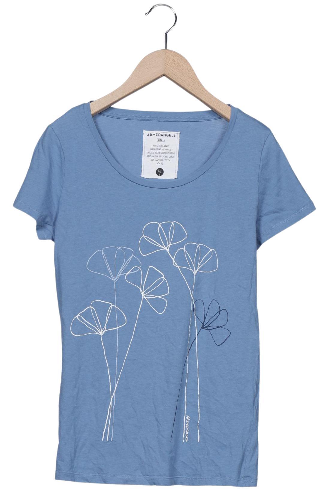 

Armedangels Damen T-Shirt, blau, Gr. 36