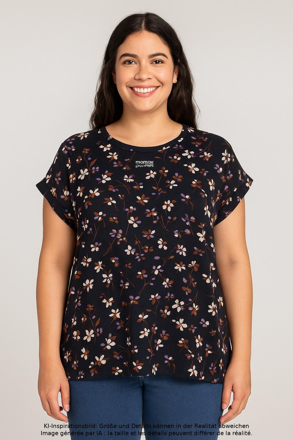 

Armedangels Damen T-Shirt, marineblau, Gr. 44