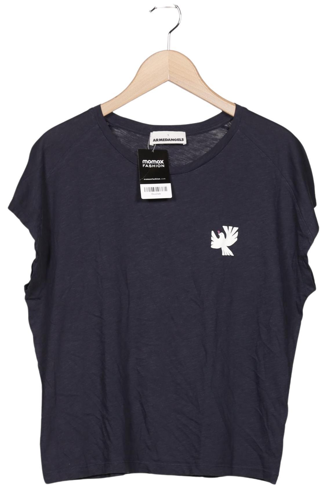 

Armedangels Damen T-Shirt, marineblau, Gr. 36