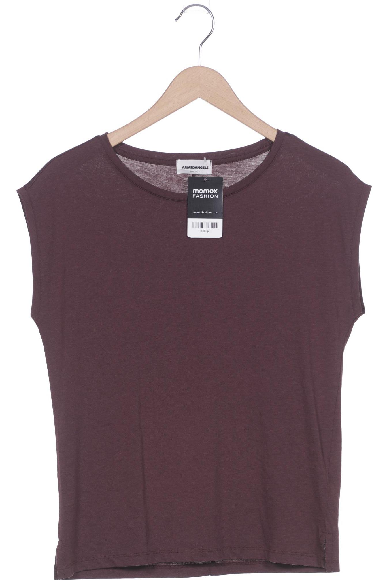 

Armedangels Damen T-Shirt, bordeaux, Gr. 36