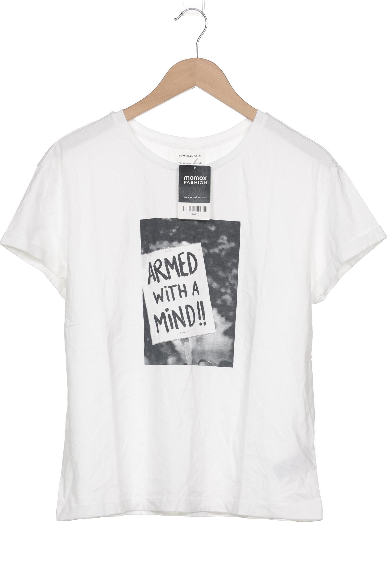 

Armedangels Damen T-Shirt, weiß, Gr. 40