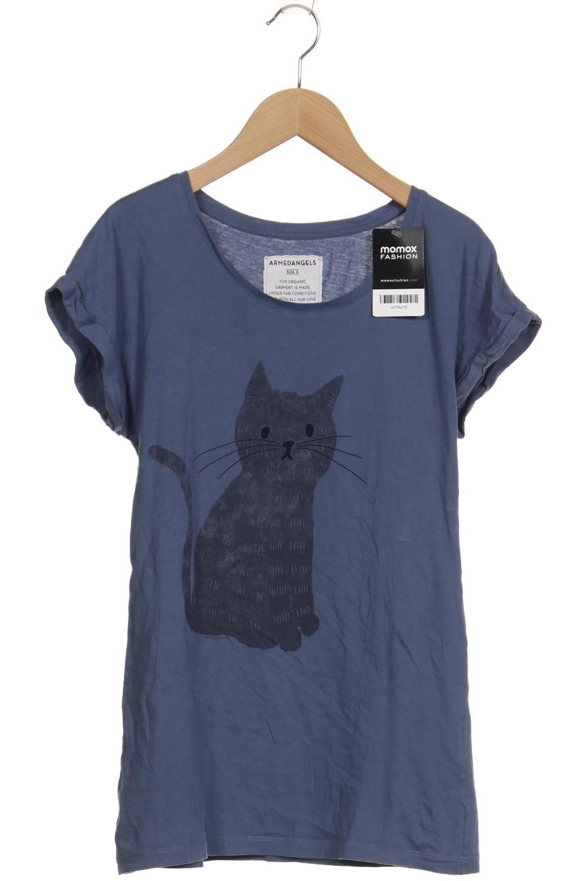 

Armedangels Damen T-Shirt, blau, Gr. 36