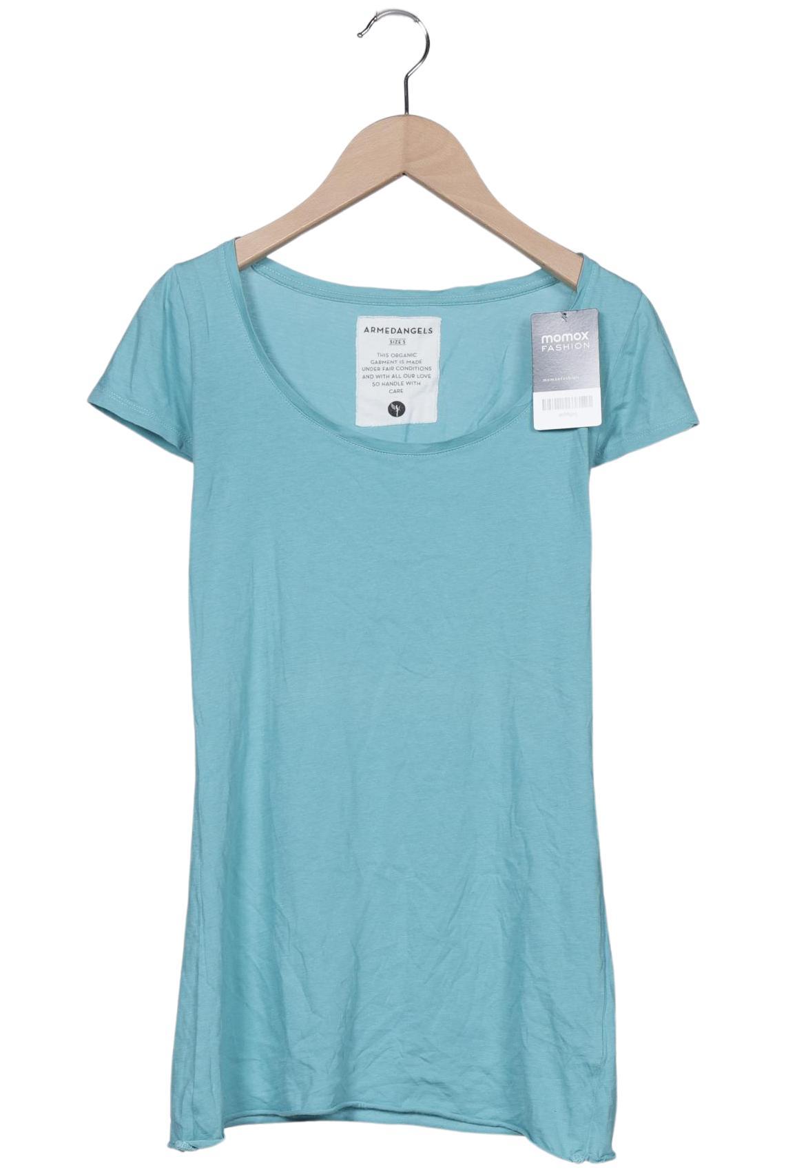 

Armedangels Damen T-Shirt, blau, Gr. 36