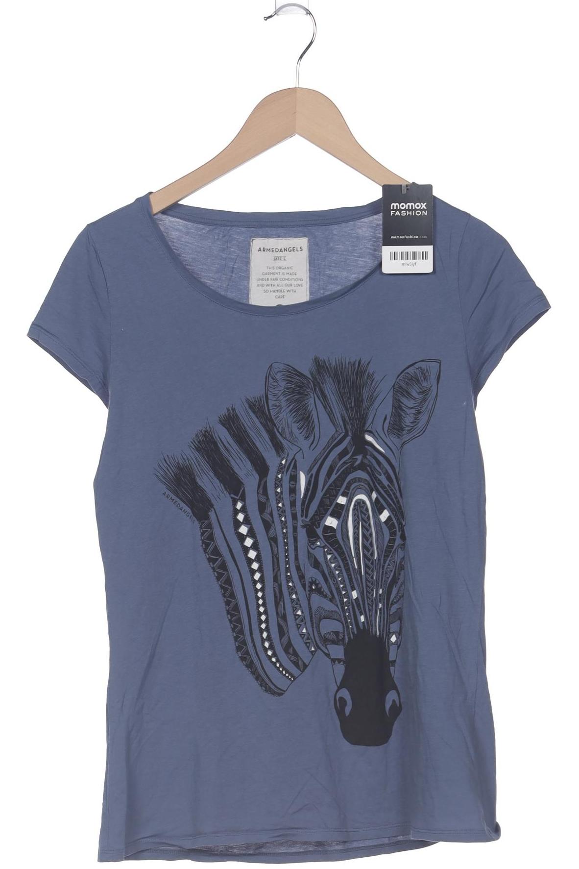 

Armedangels Damen T-Shirt, blau, Gr. 42