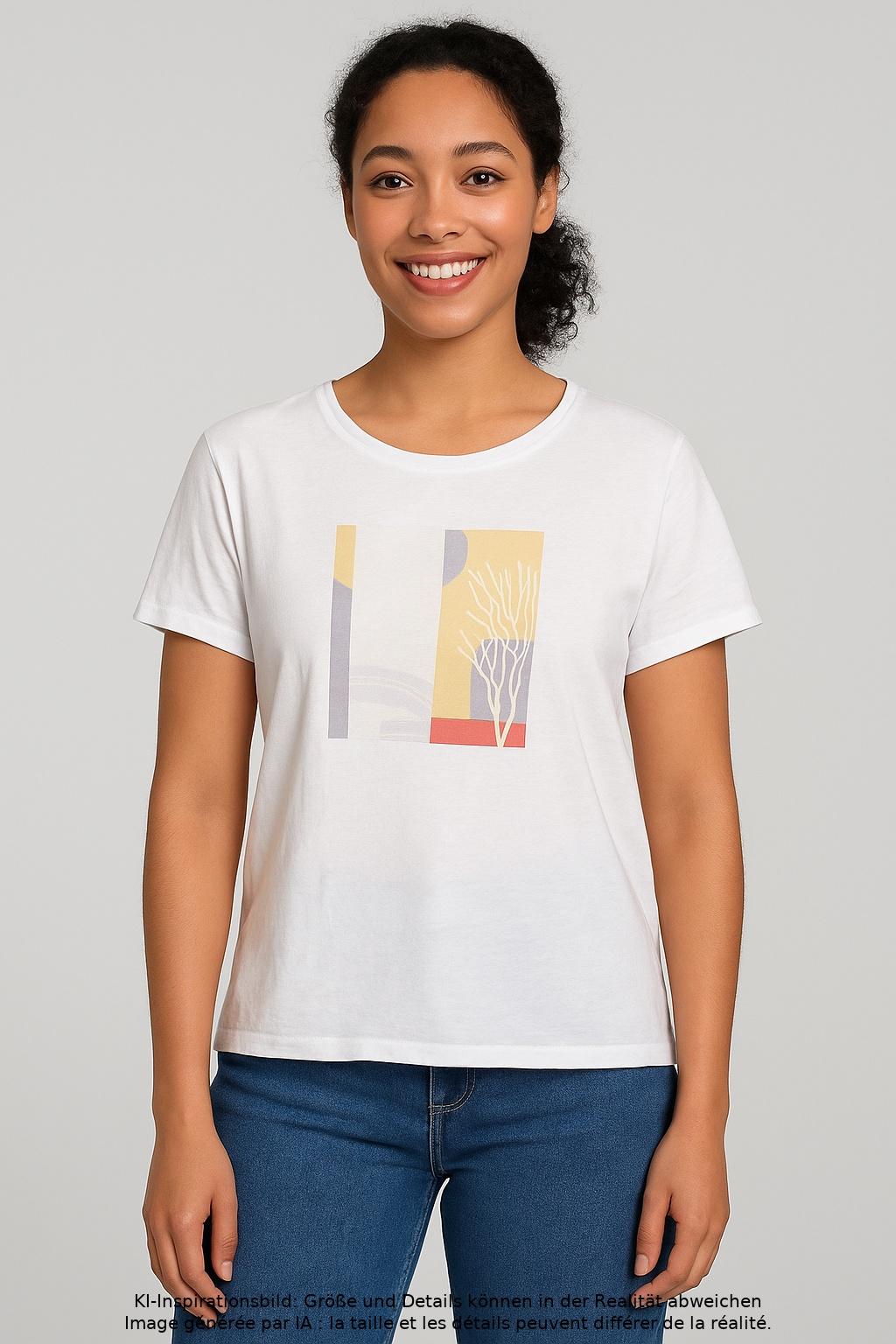 

Armedangels Damen T-Shirt, weiß, Gr. 38