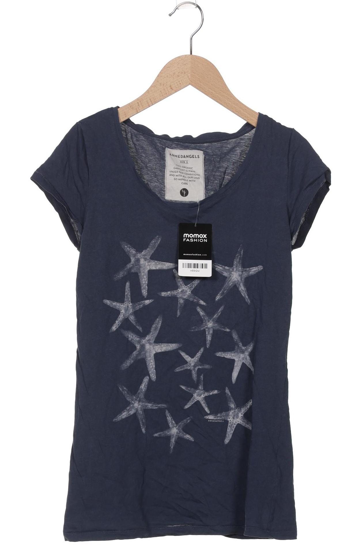 

Armedangels Damen T-Shirt, marineblau, Gr. 36