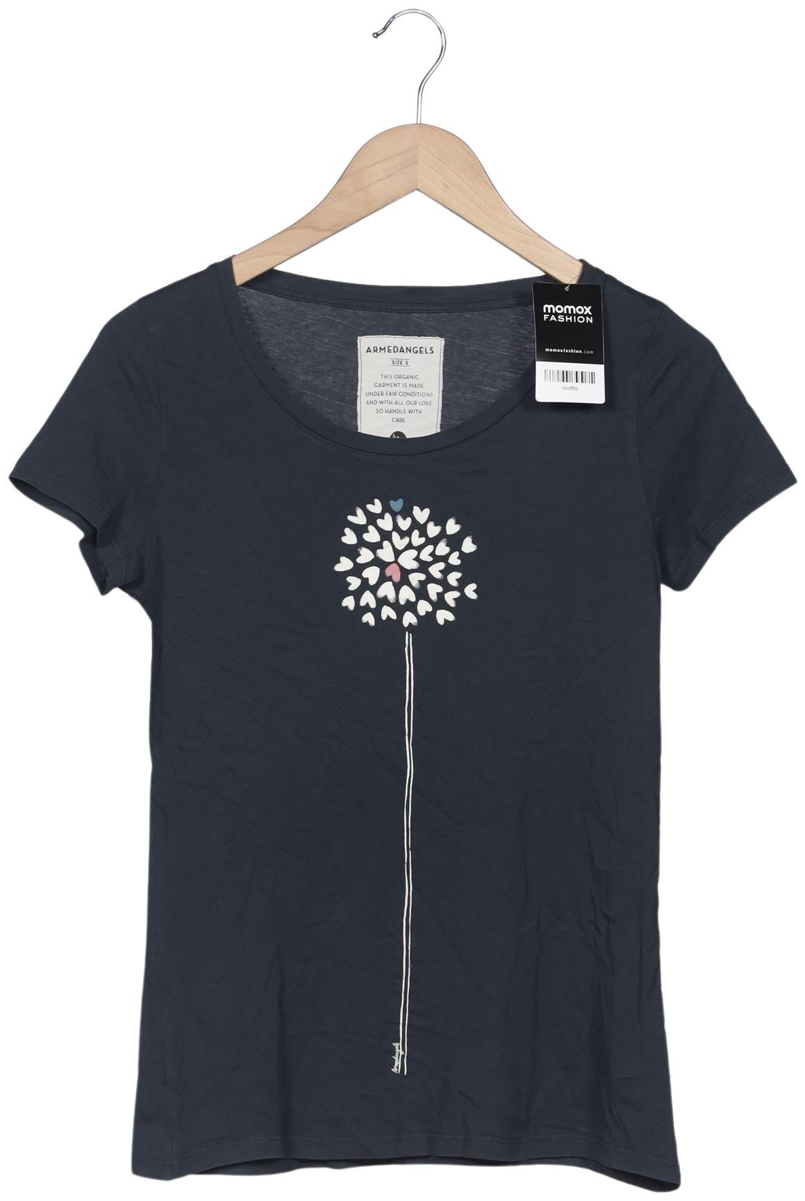 

Armedangels Damen T-Shirt, marineblau, Gr. 36