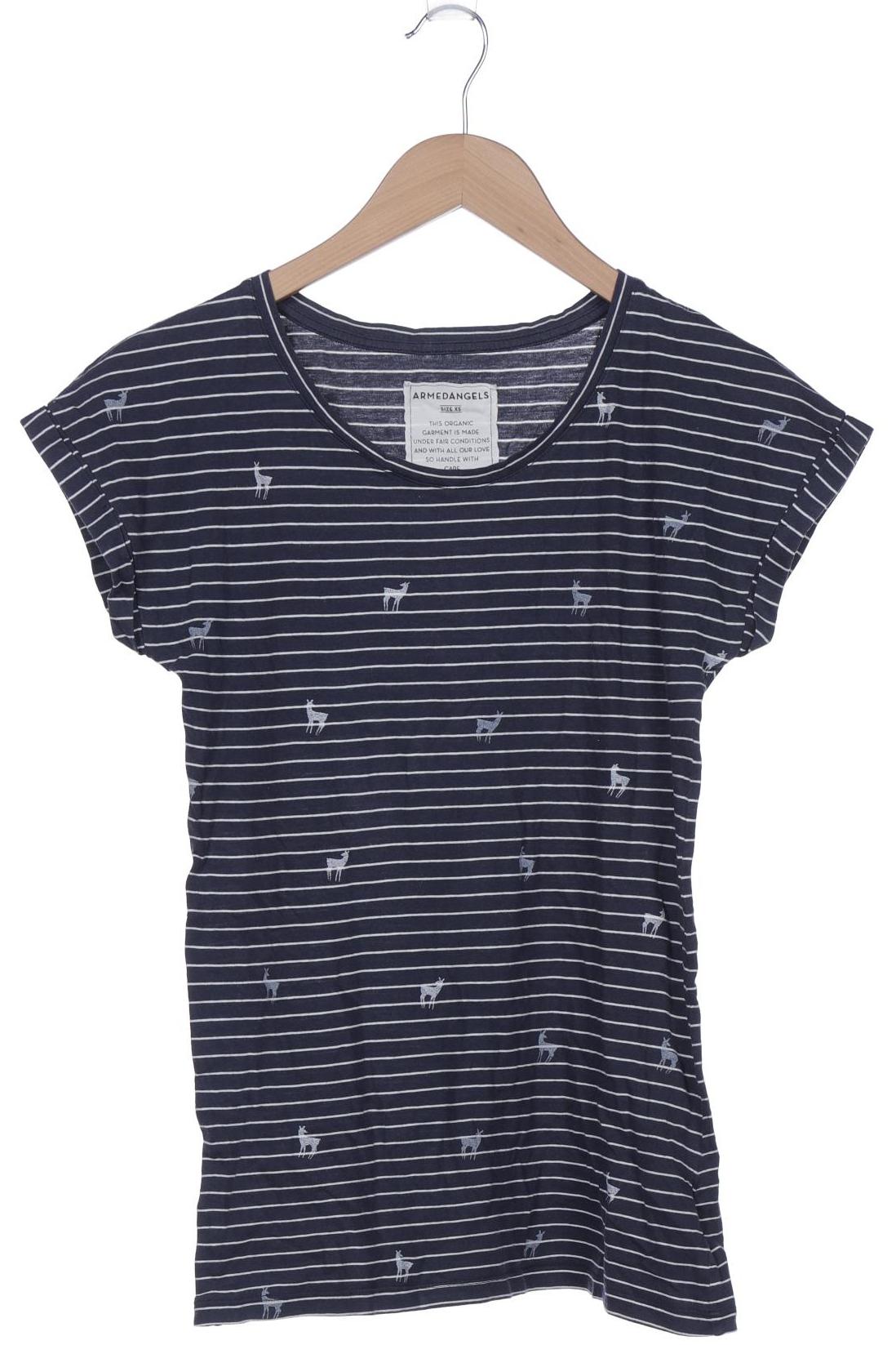 

Armedangels Damen T-Shirt, marineblau, Gr. 34