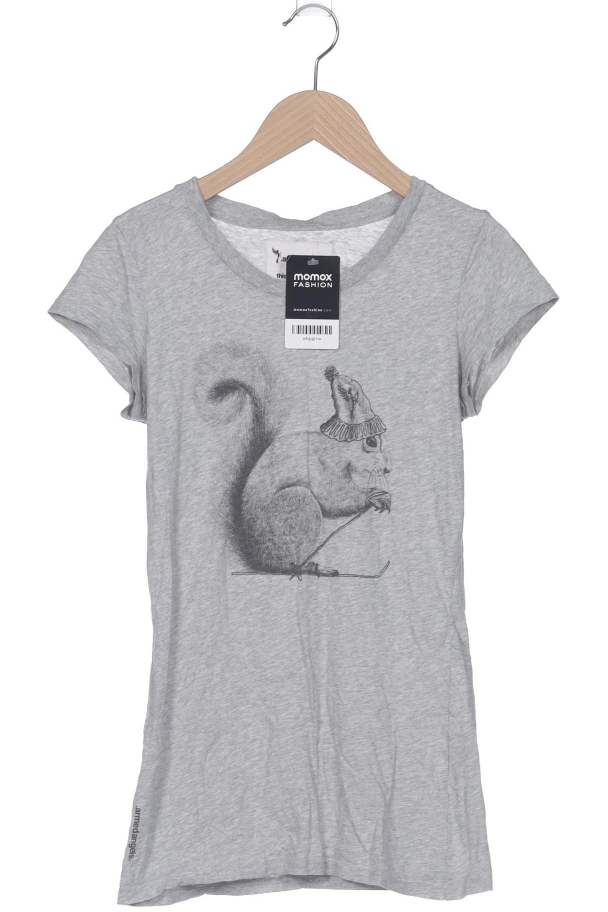 

Armedangels Damen T-Shirt, grau, Gr. 36