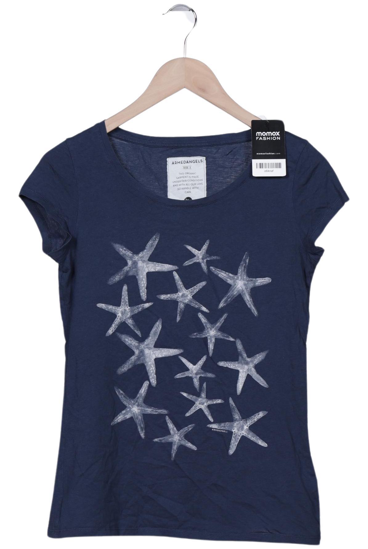 

Armedangels Damen T-Shirt, marineblau, Gr. 36