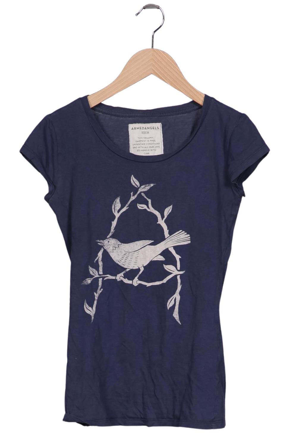 

Armedangels Damen T-Shirt, marineblau, Gr. 34