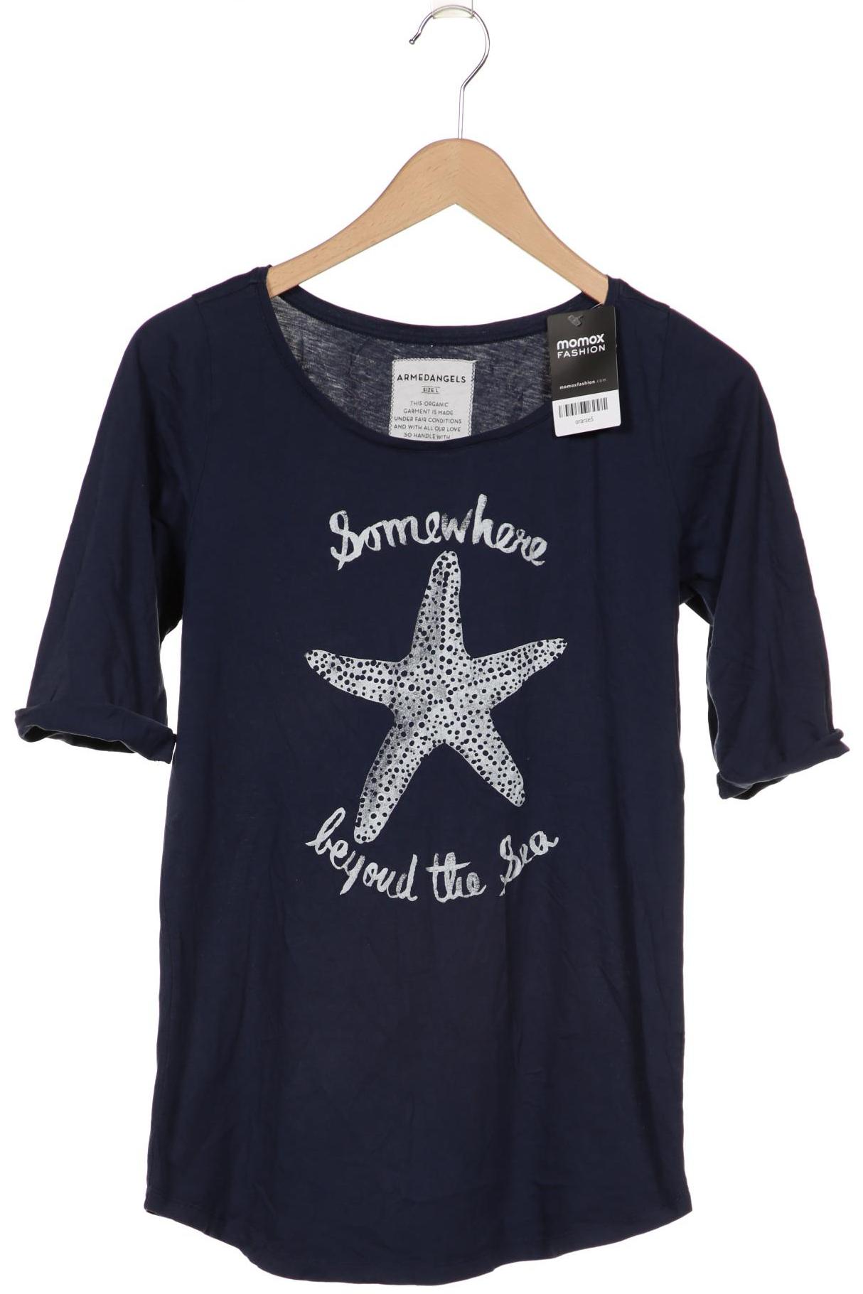 

Armedangels Damen T-Shirt, marineblau, Gr. 42