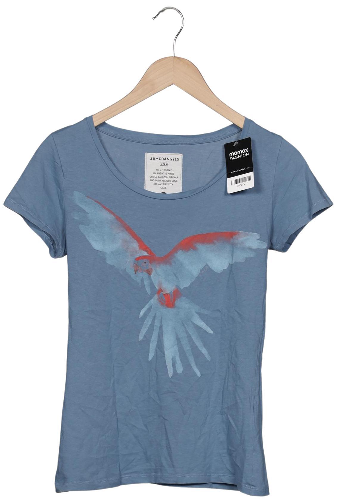 

Armedangels Damen T-Shirt, blau, Gr. 34