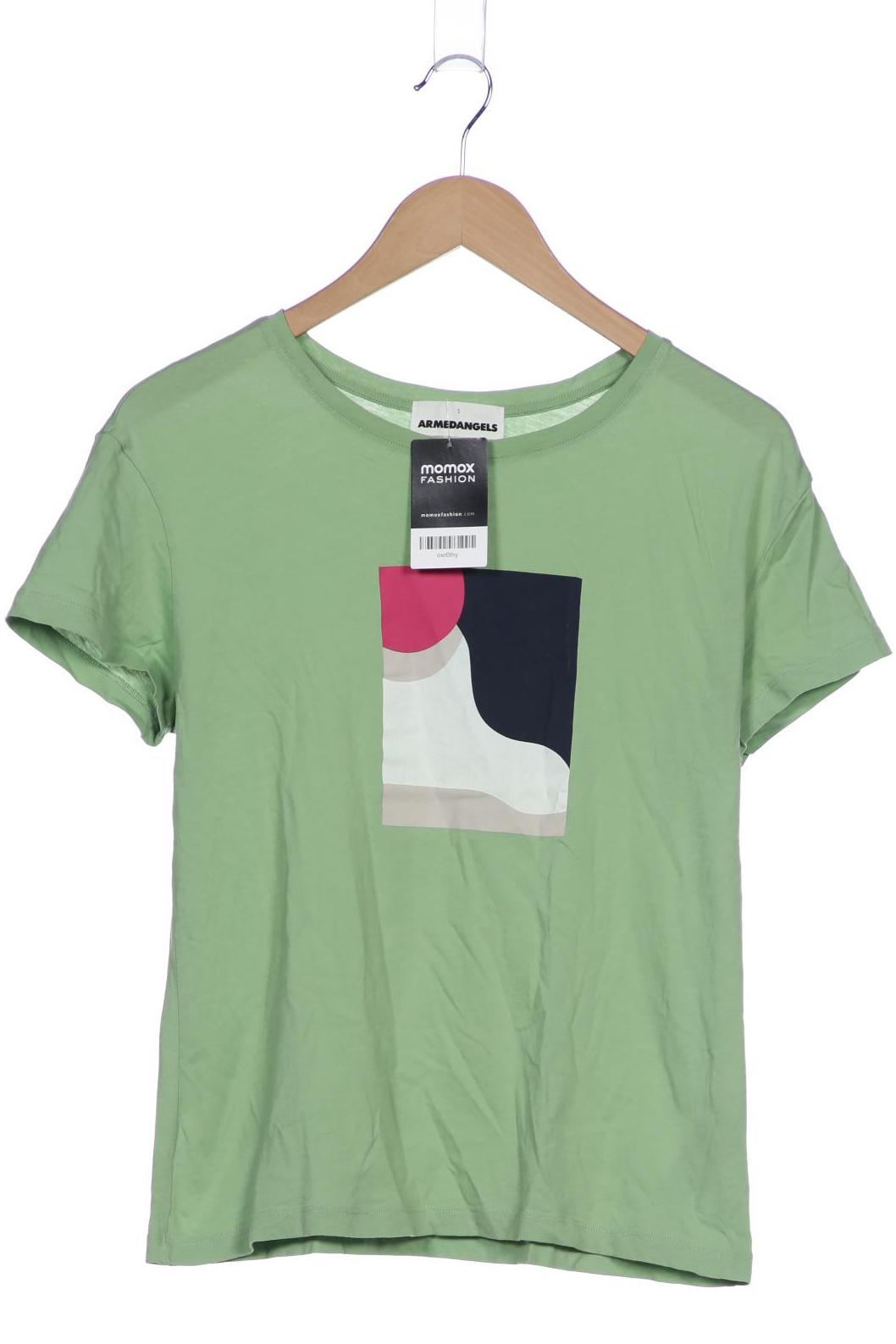 

Armedangels Damen T-Shirt, grün, Gr. 36