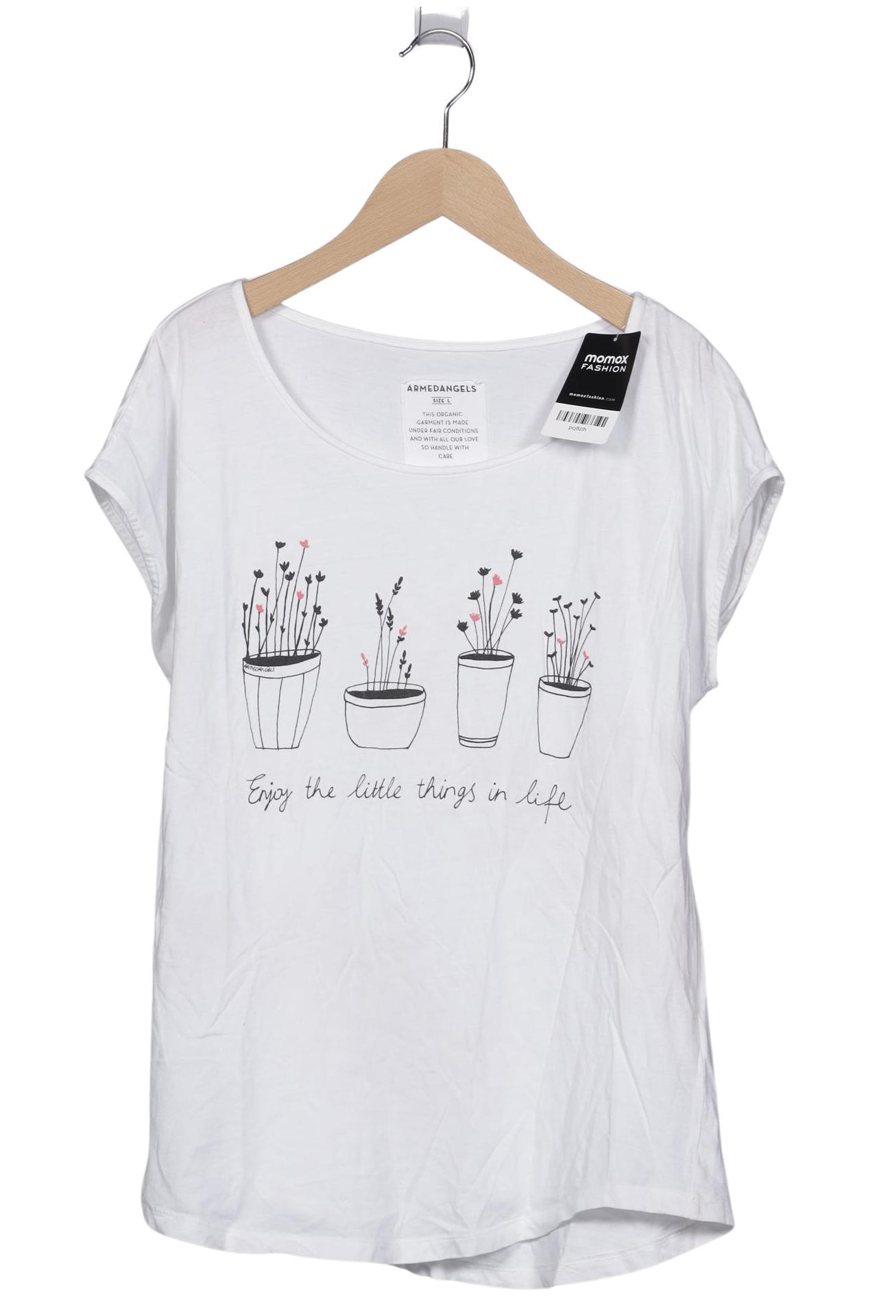 

Armedangels Damen T-Shirt, weiß, Gr. 42