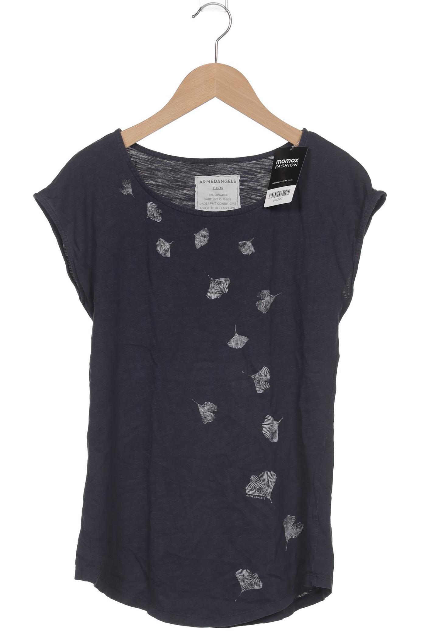 

Armedangels Damen T-Shirt, marineblau, Gr. 34