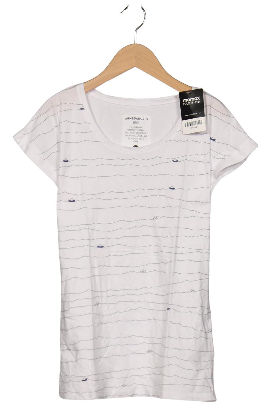 

Armedangels Damen T-Shirt, weiß, Gr. 34