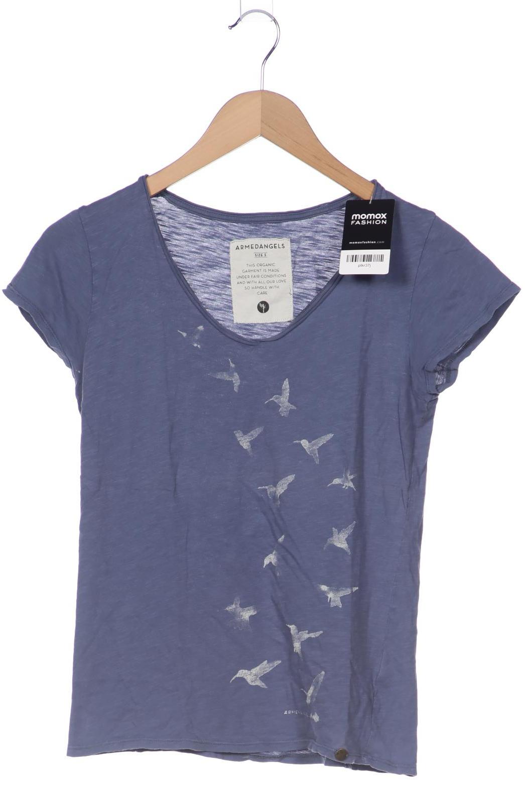 

Armedangels Damen T-Shirt, blau, Gr. 36