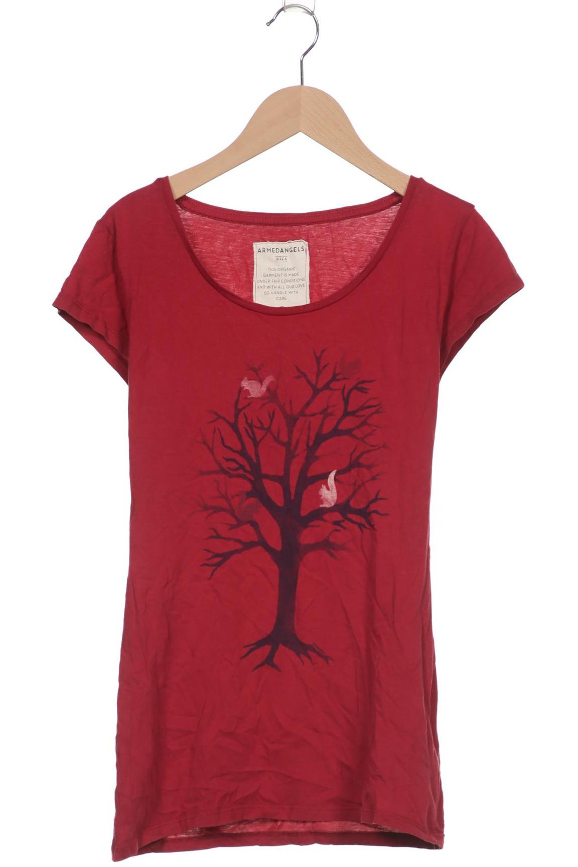 

Armedangels Damen T-Shirt, rot, Gr. 36