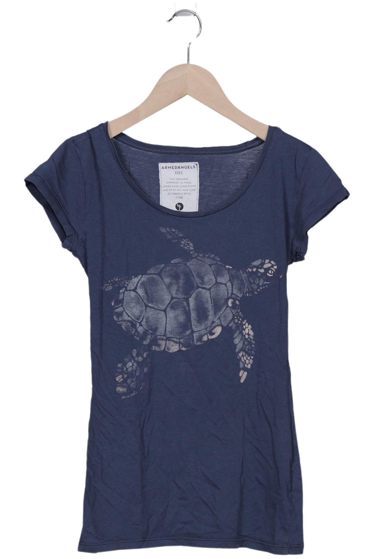 

Armedangels Damen T-Shirt, marineblau, Gr. 36