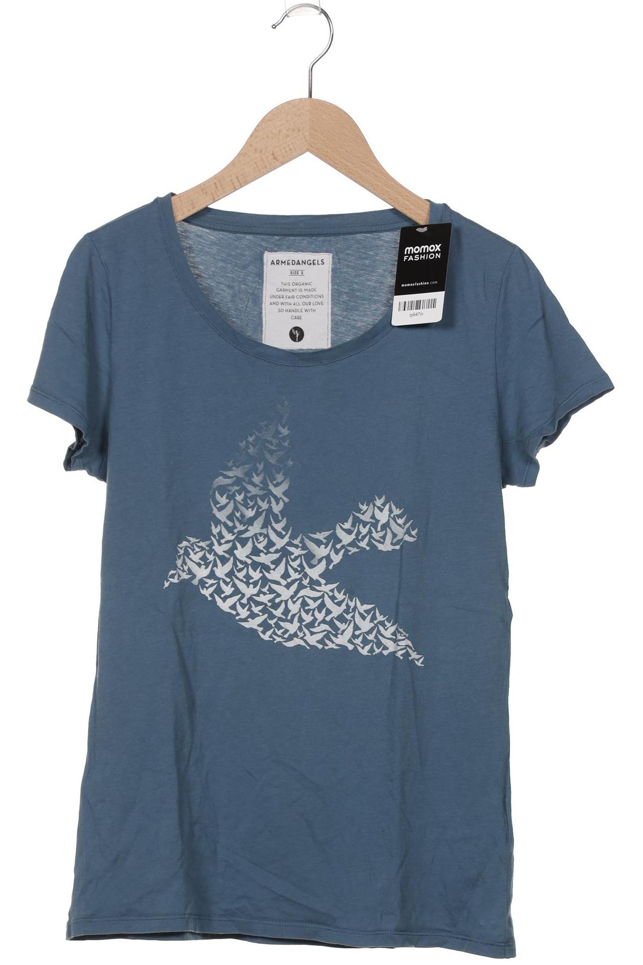 

Armedangels Damen T-Shirt, blau, Gr. 36