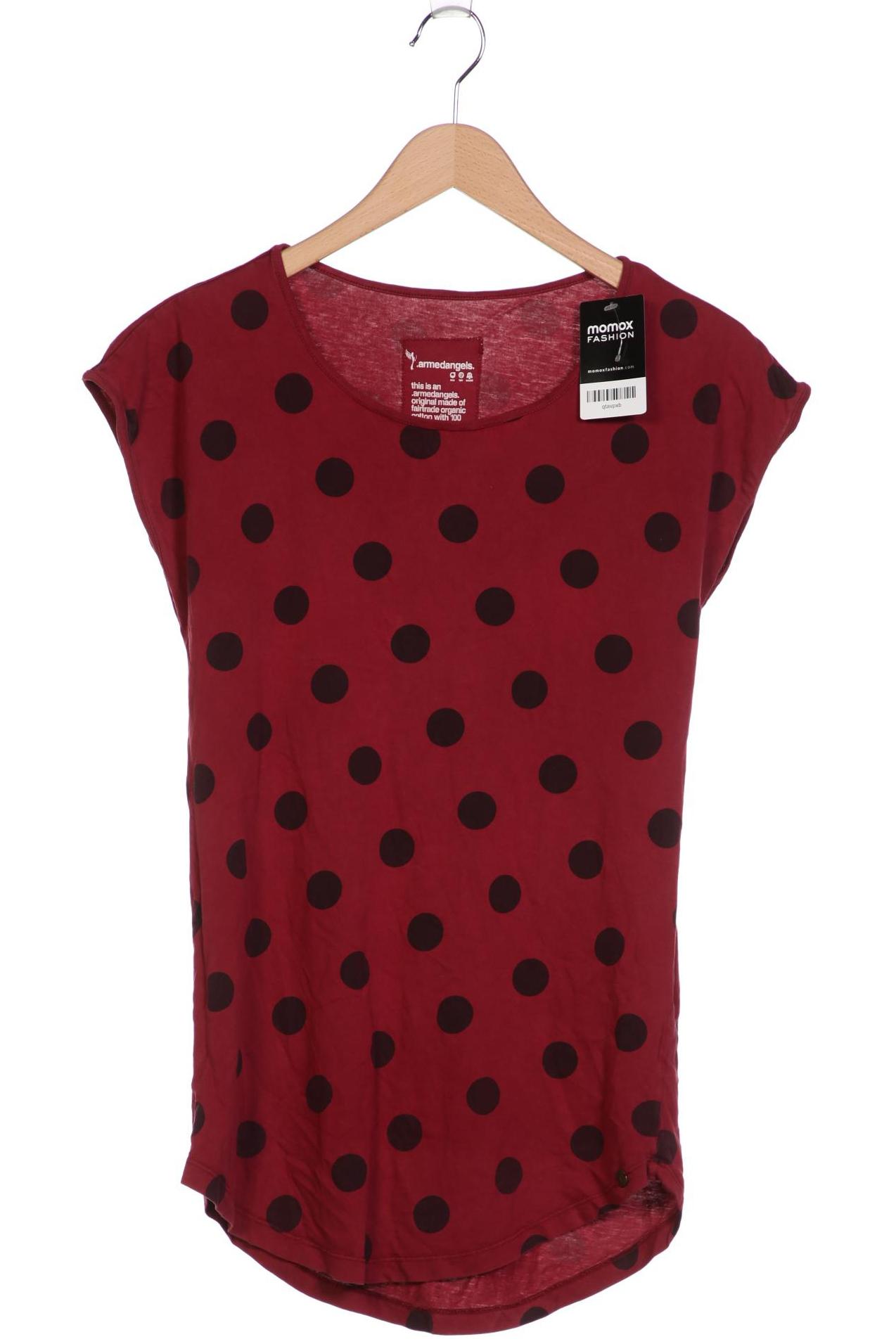 

Armedangels Damen T-Shirt, bordeaux, Gr. 36