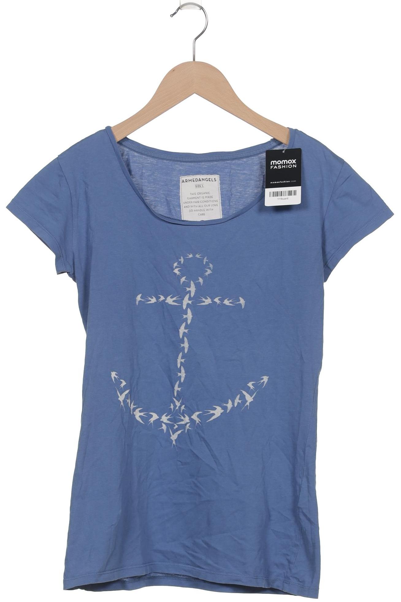

Armedangels Damen T-Shirt, blau, Gr. 42