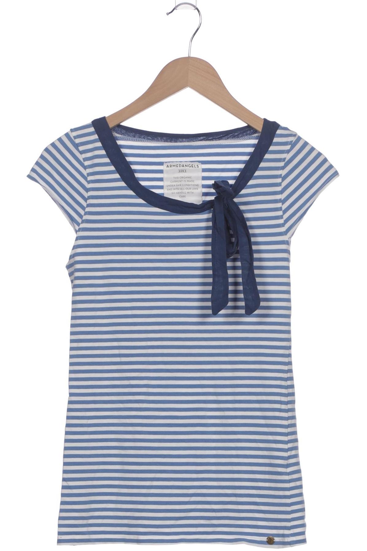 

Armedangels Damen T-Shirt, blau, Gr. 36